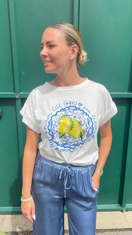 frauensache Shirt Greece lemon