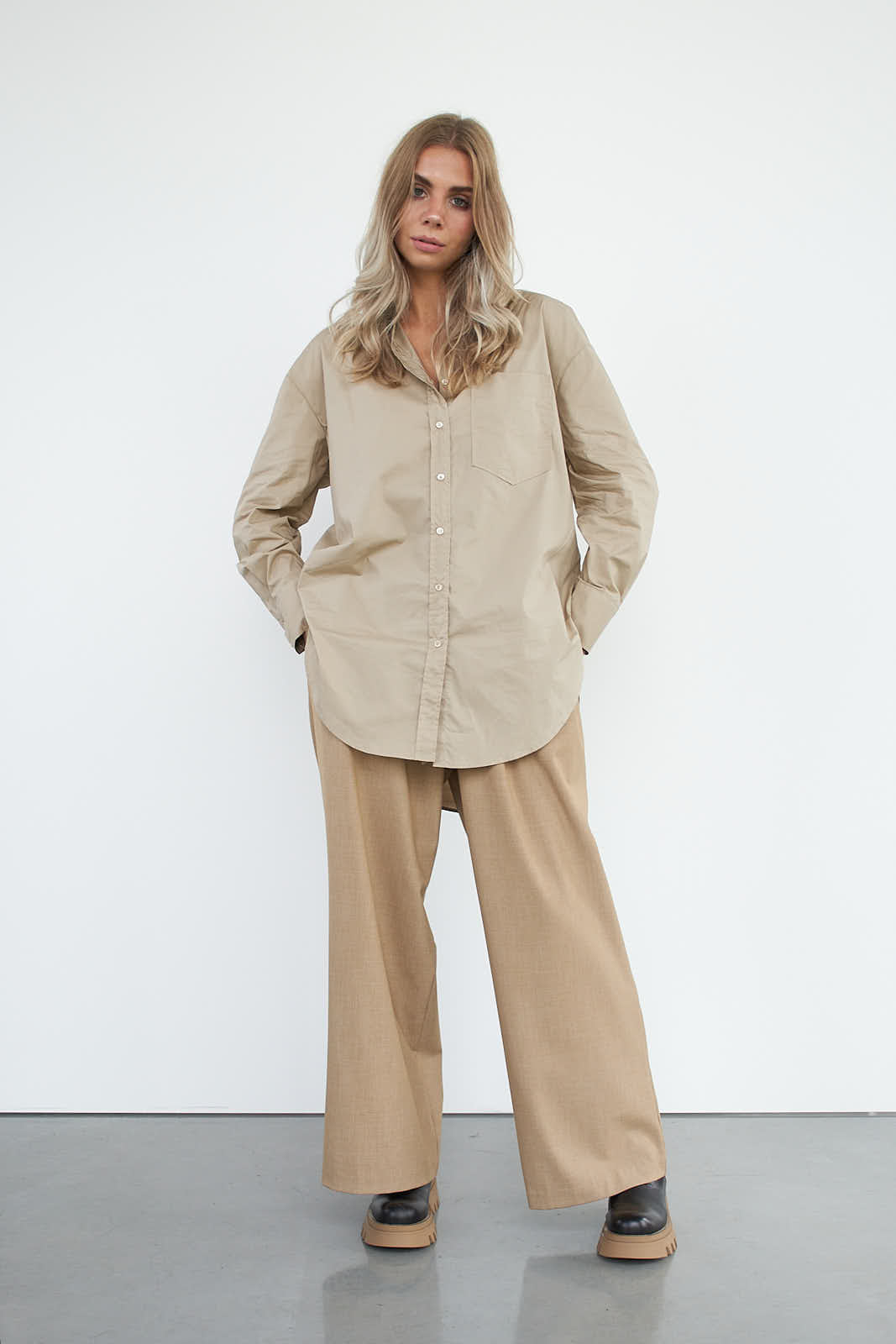 Bluse Hannah Pop Oversize beige - frauensache