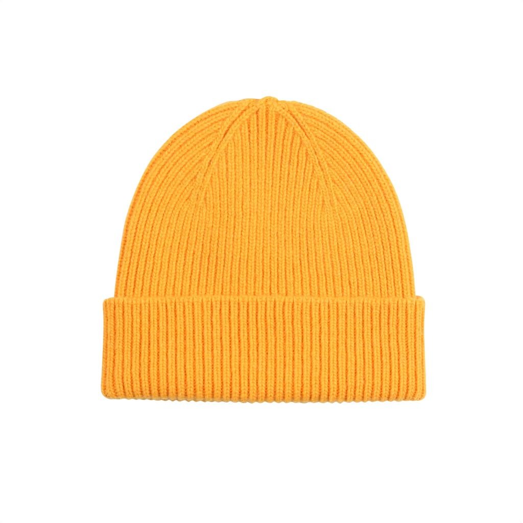 Colorful Standard Merino Wool Beanie - Burned Yellow - frauensache