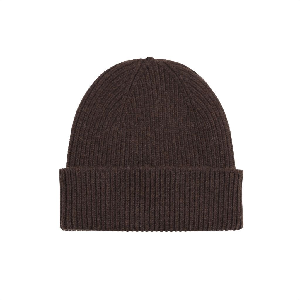 Colorful Standard Merino Wool Beanie - Coffee Brown - frauensache